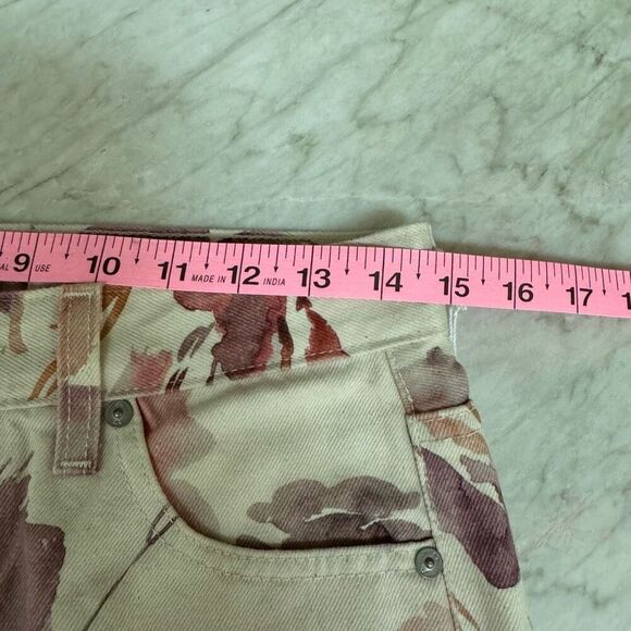 AG Adriano Goldschmied Alexxis high waist jeans in Wine Floral neutral sz 28 NWT - Picture 9 of 12